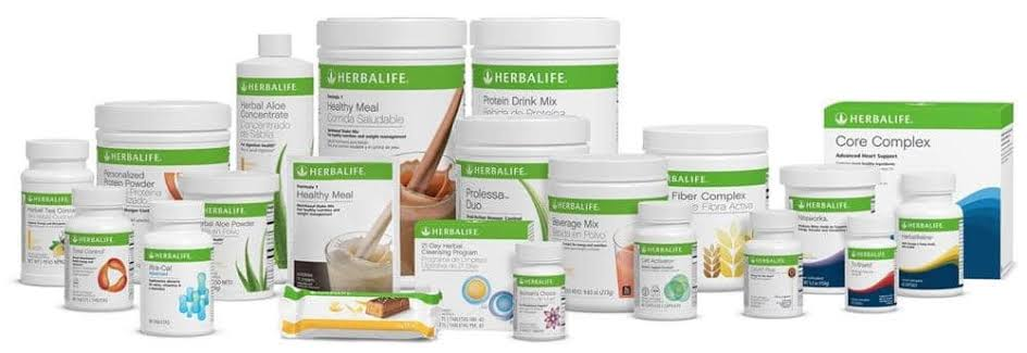 Herbalife Nutrition product range — shakes, protein, fiber and wellness supplements